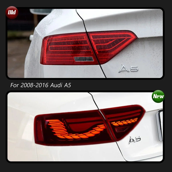 TYPY Car For Audi A5 RGB Taillights 2008-2016 Upgrade Modified to New DRL Dynamic Turn Signal LED Taillight Auto Accessories