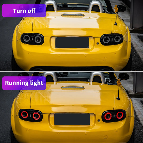 NC LED Tail Lights For Mazda MX-5 MX5 NC2 NC3 2008-2015 Tail Lights Rear Fog Lamp Brake + Reverse Lights Sequential Turn Signal