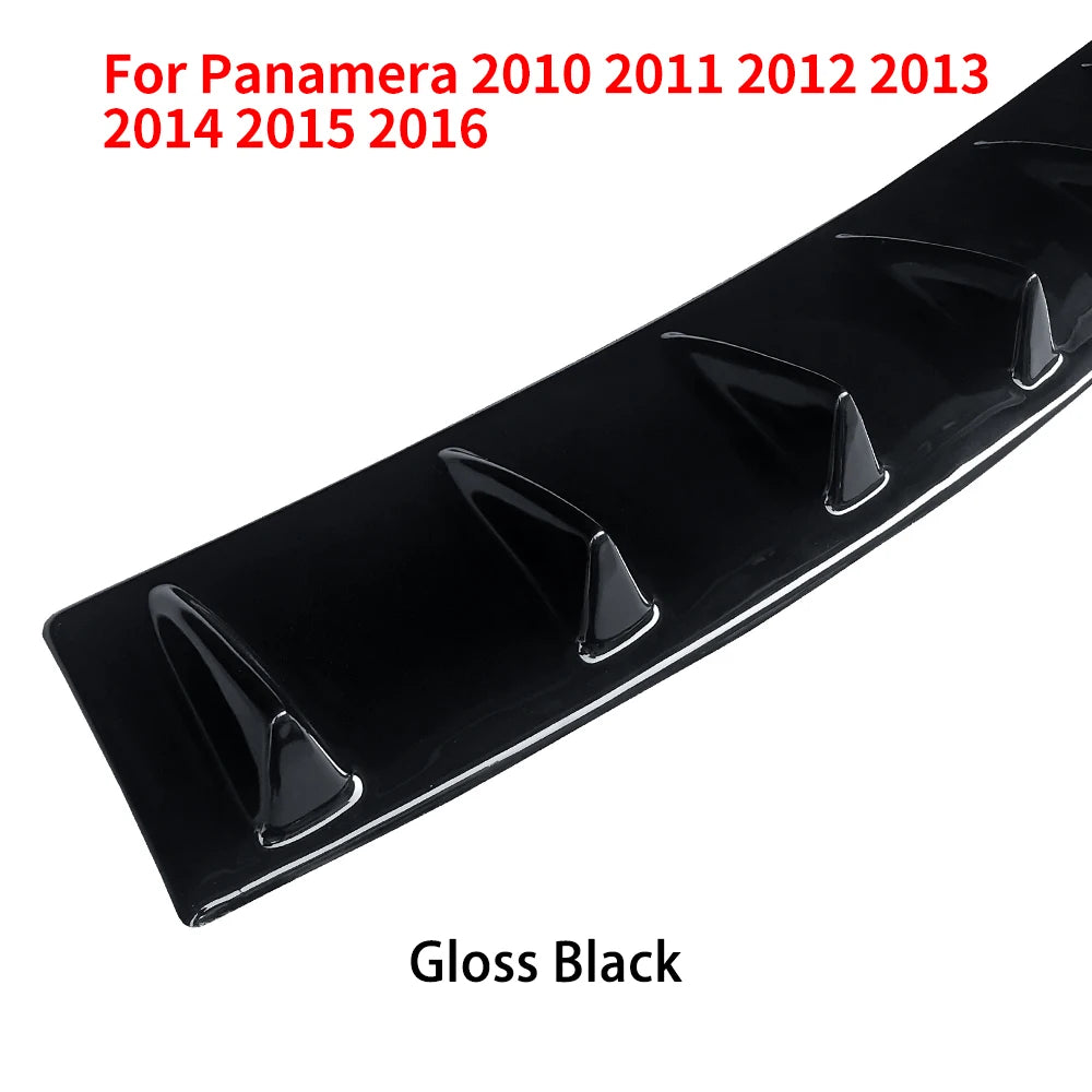 For Porsche Panamera 970 Carbon Fiber Car Rear Bumper Diffuser Rear Splitters Spoiler Back lip shunt L Car Accessories body kit