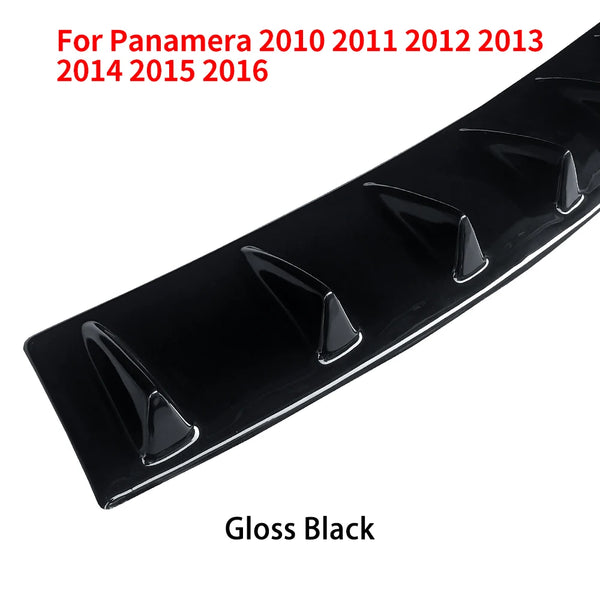 For Porsche Panamera 970 Carbon Fiber Car Rear Bumper Diffuser Rear Splitters Spoiler Back lip shunt L Car Accessories body kit