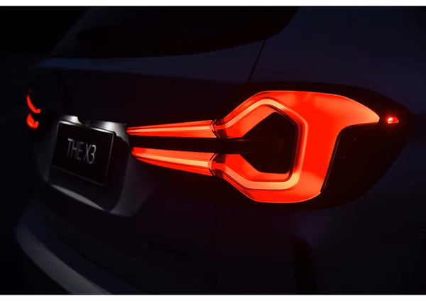 TYPY LED DRL BMW X3 Taillights 2018-2021 IX3 G01 G08 Taillights Lightbar Dynamic Sequential Rear Lights Tail Lamps LHD
