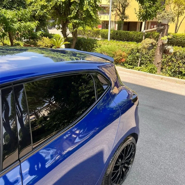 For Renault Clio MK5 Clio 5 2019 2020 2021 2022 2023 2024 Car Rear Spoiler Cap Rear Trunk Boot Roof Lip Spoiler Tuning