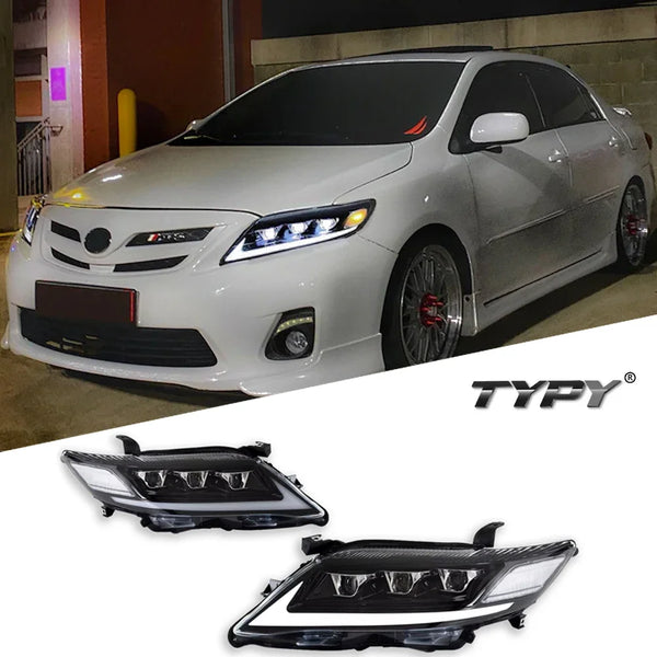 TYPY Car For Toyota US Camry headlights 2007-2011 Upgrade Modified to New DRL Dynamic Turn Signal LED Headlight Auto Accessories