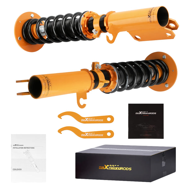 2x Front Coilover Lowering Kit for BMW X5 E53 00-06 Adjustable Height Struts