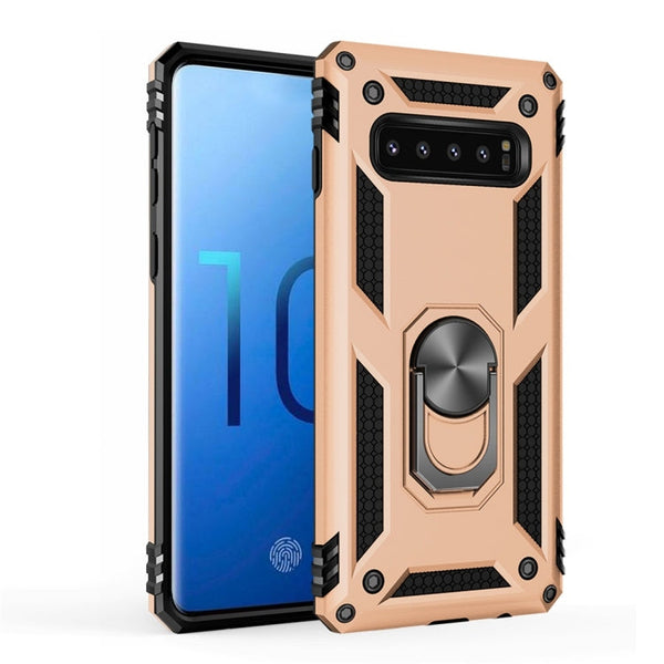 Sergeant Armor Shockproof TPU + PC Protective Case for Galaxy S10, with 360 Degree Rotation Holder