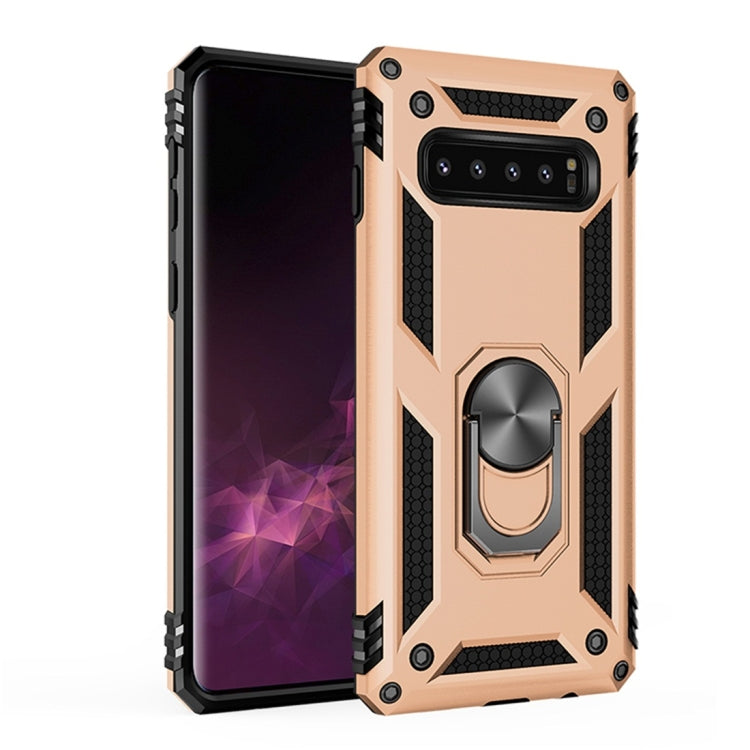 Sergeant Armor Shockproof TPU + PC Protective Case for Galaxy S10 Plus, with 360 Degree Rotation Holder
