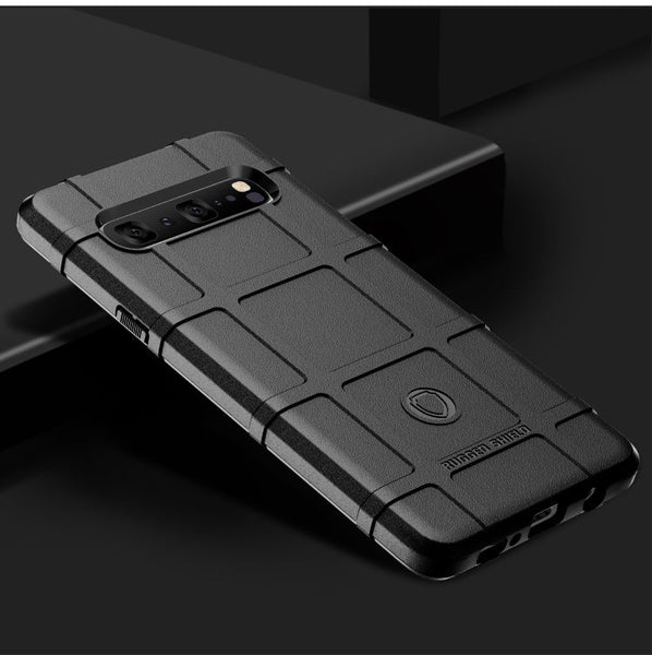 Shockproof Rugged  Shield Full Coverage Protective Silicone Case for Galaxy S10 5G, For Galaxy S10 5G