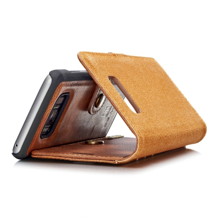 DG.MING for Galaxy S8+ / G955 Crazy Horse Texture Horizontal Flip Detachable Magnetic Protective Case with Holder & Card Slots & Wallet, Galaxy S8+