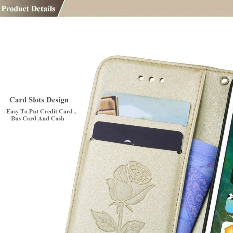 For Galaxy J5 (2016) / J510 Roses Pressed Flowers Pattern Flip Leather Case with Holder & Card Slots & Wallet