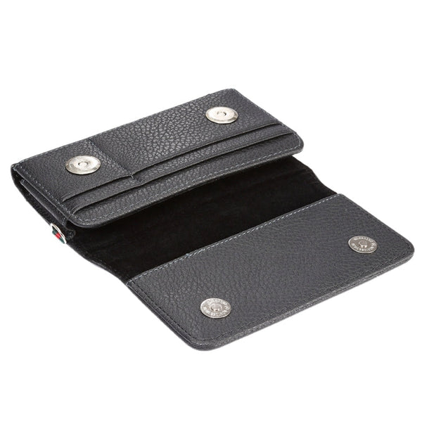 Universal Litchi Texture Vertical Flip Thwartwise PU Leather Case / Waist Bag with Back Splint & Card Slots & 15cm Lanyard for Galaxy S7 Edge & S7 & S6 Edge & S6, Huawei P9 & P9 Lite & P9 Plus & Sony Xperia Z5, Xiaomi Redmi 4, Size: 15.5 x 8 x 1.8 cm