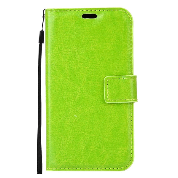 For Galaxy A5 (2017) / A520 Crazy Horse Texture Horizontal Flip PU Leather Case with Holder & Card Slots & Wallet & Photo Frame & Lanyard & Magnetic Buckle, For Galaxy A5 (2017)