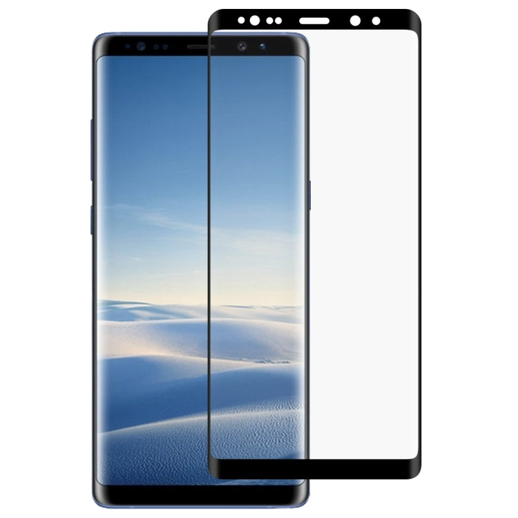 0.3mm 9H Surface Hardness 2.5D Curved Edge Full Screen Full Glue Tempered Glass Film for Galaxy Note8
