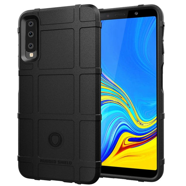 Shockproof Protector Cover Full Coverage Silicone Case for Galaxy A7 2018, For Galaxy A7 2018, For Galaxy A7 (2018)