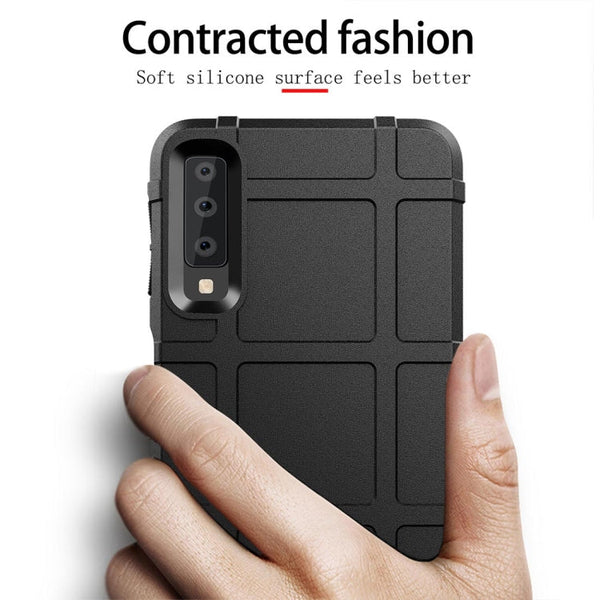Shockproof Protector Cover Full Coverage Silicone Case for Galaxy A7 2018, For Galaxy A7 2018, For Galaxy A7 (2018)