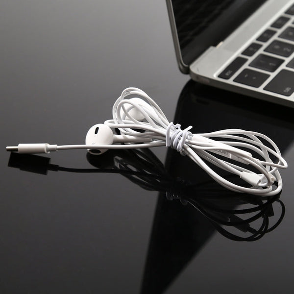 M25 USB-C / Type-C Interface Stereo Dynamic Bass Earphone with Mic