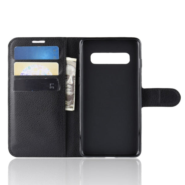 Litchi Texture Horizontal Flip Leather Case for Galaxy S10 , with Wallet & Holder & Card Slots, For Galaxy S10, Galaxy S10