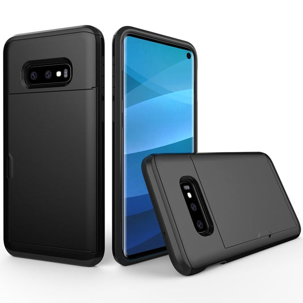 Shockproof Rugged Armor Protective Case for Galaxy S10e, with Card Slot, For Galaxy S10e, Galaxy S10e