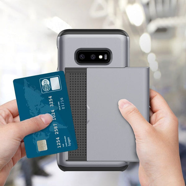 Shockproof Rugged Armor Protective Case for Galaxy S10e, with Card Slot, For Galaxy S10e, Galaxy S10e