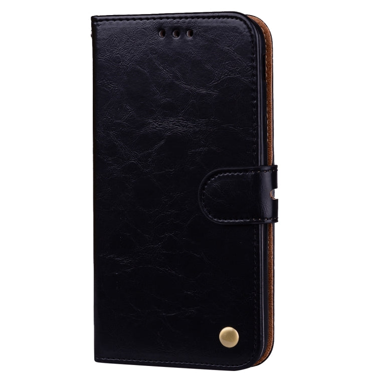 For Galaxy J3 (2017) / J330 (EU Version) Business Style Oil Wax Texture Horizontal Flip Leather Case with Holder & Card Slots & Wallet