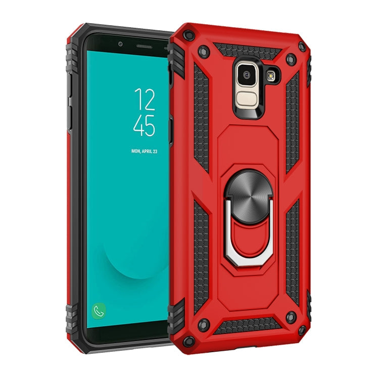 Armor Shockproof TPU + PC Protective Case for Galaxy J6 (2018), with 360 Degree Rotation Holder, For Galaxy J6 (2018)