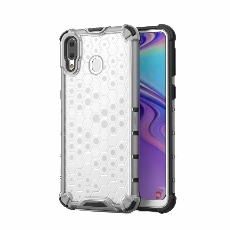 Honeycomb Shockproof PC + TPU Case for Galaxy M20, For Galaxy M20, For Galaxy M20 2, For Galaxy M20 1