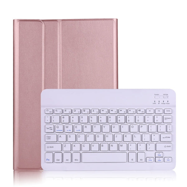 A860 For Samsung Galaxy Tab S6 10.5 inch T860 / T865 Detachable Bluetooth Keyboard Tablet Case with Pen Holder Elastic Strap