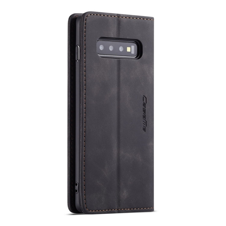 CaseMe-013 Multifunctional Retro Frosted Horizontal Flip Leather Case for Galaxy S10 Plus, with Card Slot & Holder & Wallet, For Galaxy S10 Plus