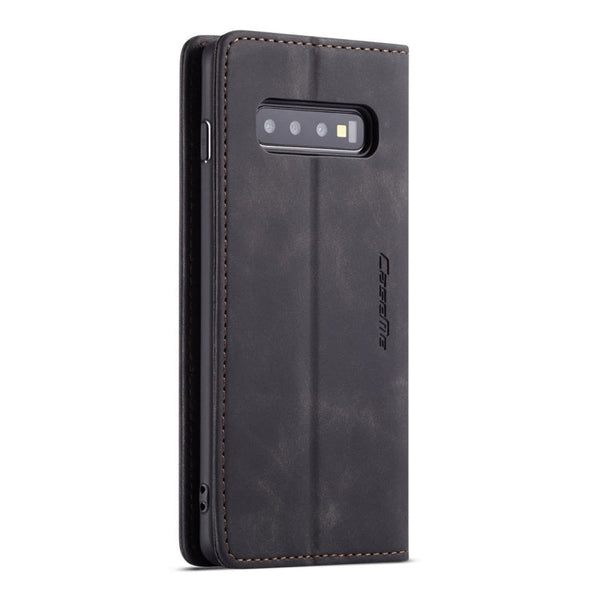 CaseMe-013 Multifunctional Retro Frosted Horizontal Flip Leather Case for Galaxy S10 Plus, with Card Slot & Holder & Wallet, For Galaxy S10 Plus