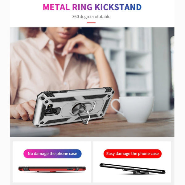 Armor Shockproof TPU + PC Protective Case for Galaxy A8 (2018), with 360 Degree Rotation Holder, For Galaxy A8 (2018)