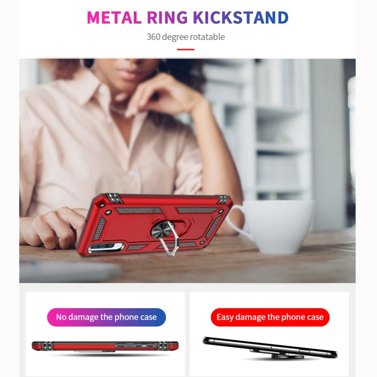 Armor Shockproof TPU + PC Protective Case for Galaxy A50, with 360 Degree Rotation Holder, For Galaxy A50