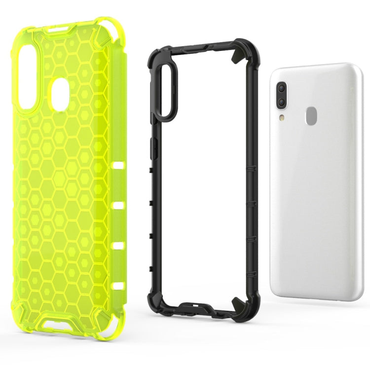 Shockproof Honeycomb PC + TPU Case for Galaxy A40