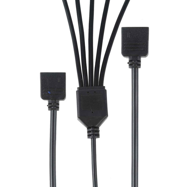 3 Pin 5V 1 to 5 Motherboard AURA RGB PC Cooling Extension Cable for Asus, 1 to 5