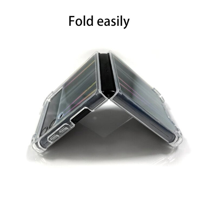 For Samsung Galaxy Z Flip3 5G Aurora PC + TPU Clear Four-corner Shockproof Protective Case