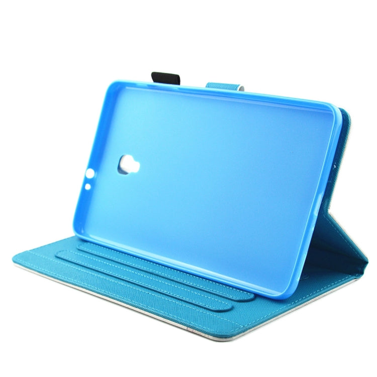 For Galaxy Tab A 8.0  / T380 & T385  Horizontal Flip Leather Case with Holder & Card Slots