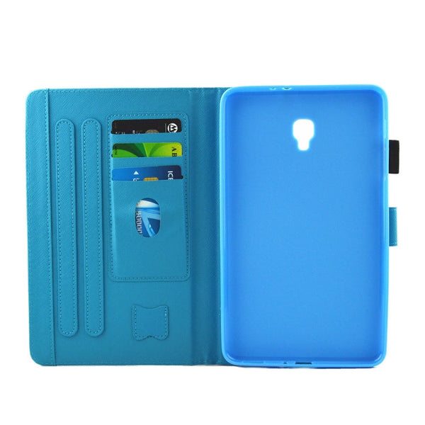 For Galaxy Tab A 8.0  / T380 & T385  Horizontal Flip Leather Case with Holder & Card Slots