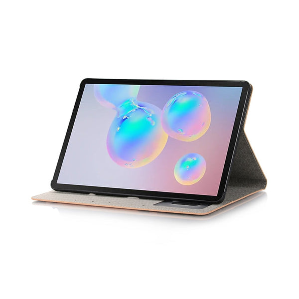 For Galaxy Tab S6 T860 / T865 Map Texture Horizontal Flip Leather Case with Holder & Card Slots & Wallet, Random Texture Delivery