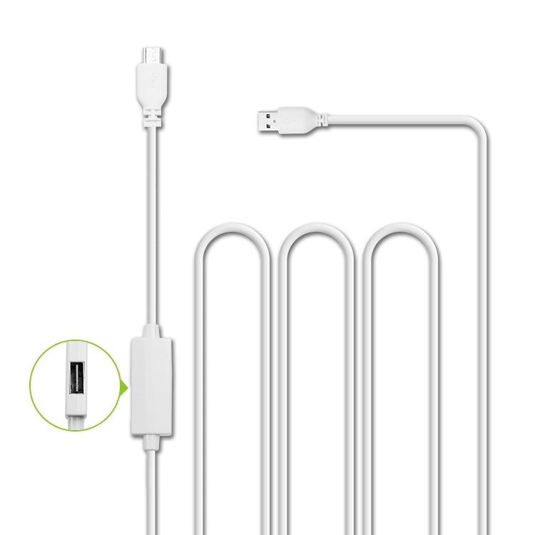 OTG-Y-02 USB 2.0 Male to Micro USB Male + USB Female OTG Charging Data Cable for Android Phones / Tablets with OTG Function, Length: 1.1m