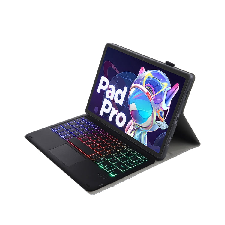 AM20-AS Lambskin Texture Backlight Bluetooth Touch Keyboard Leather Tablet Case For Lenovo Xiaoxin Pad 2022 10.6 inch/Tab M10 Plus 10.6 3rd Gen 2022