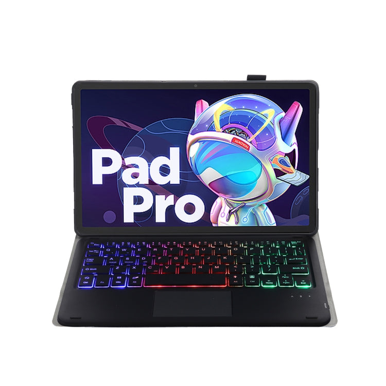 AM20-AS Lambskin Texture Backlight Bluetooth Touch Keyboard Leather Tablet Case For Lenovo Xiaoxin Pad 2022 10.6 inch/Tab M10 Plus 10.6 3rd Gen 2022