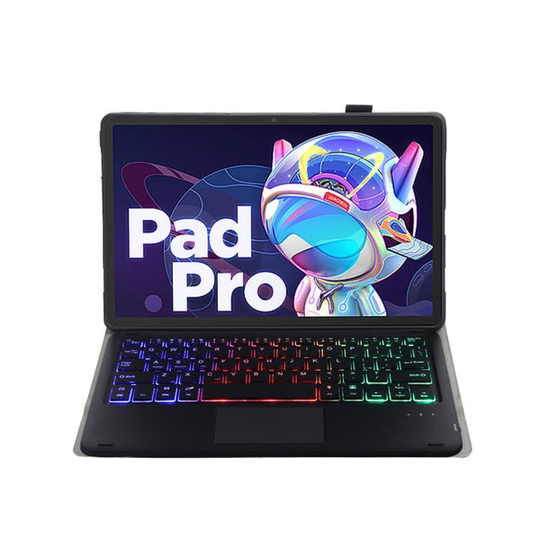 AM20-AS Lambskin Texture Backlight Bluetooth Touch Keyboard Leather Tablet Case For Lenovo Xiaoxin Pad 2022 10.6 inch/Tab M10 Plus 10.6 3rd Gen 2022