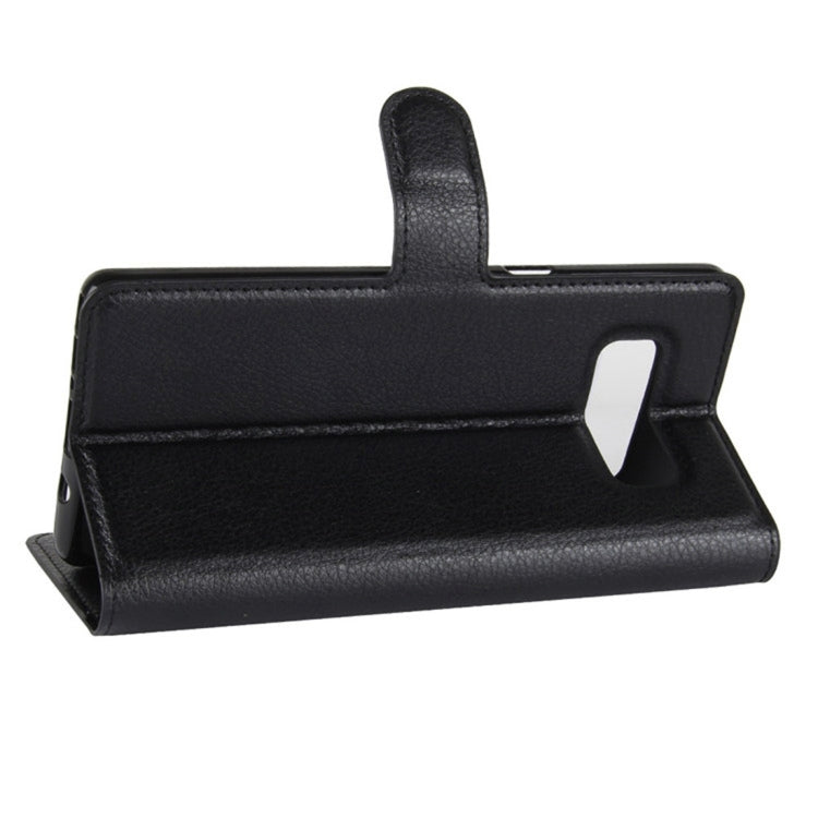 For Galaxy Note 8 Litchi Texture Horizontal Flip Leather Case with Holder & Card Slots & Wallet