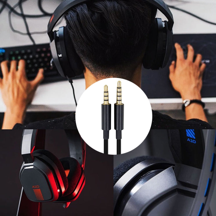 ZS0086 Standard Version Gaming Headphone Audio Cable for Logitech Astro A10 A40 A30