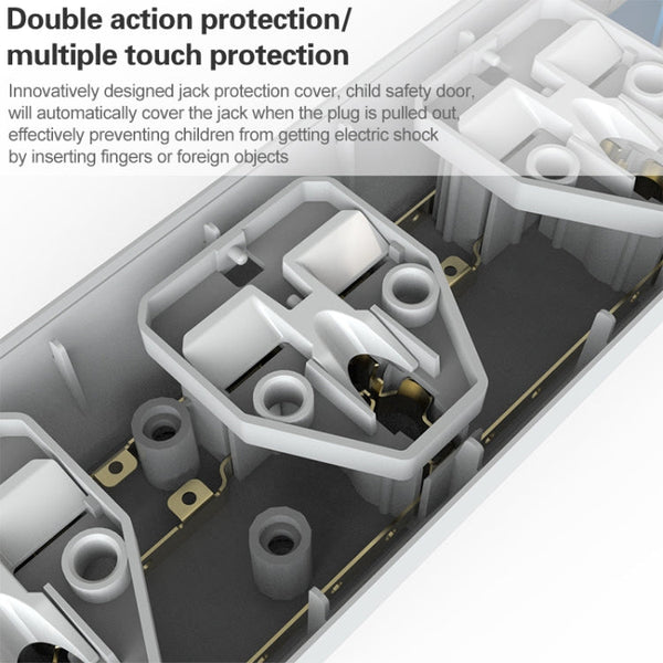 LDNIO SC3301 3 x USB Ports Travel Home Office Socket, Cable Length: 1.6m, US Plug, SAS8610AUS, SAS8610BUS, SAS8610EU, SAS8610UK