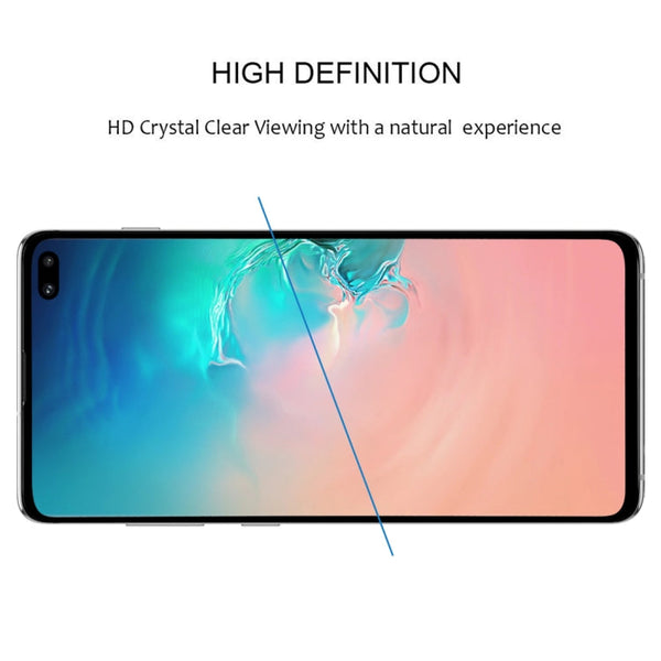 9H 2.5D Premium Curved Screen Crystal Tempered Glass Film for Galaxy S10 Plus
