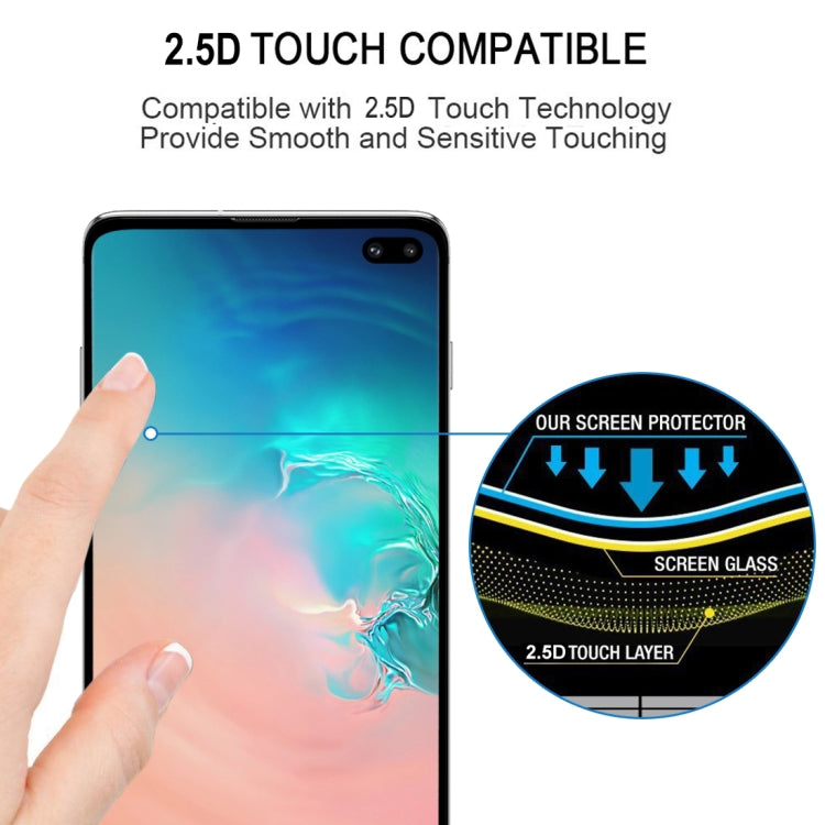 9H 2.5D Premium Curved Screen Crystal Tempered Glass Film for Galaxy S10 Plus