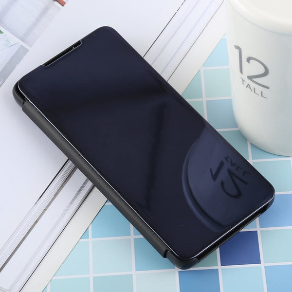 PU Electroplating Mirror Horizontal Flip Leather Case for Galaxy S10 Plus, with Holder