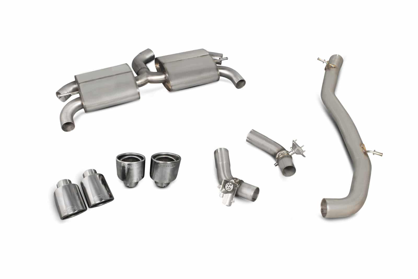 Scorpion Audi TT S MK3 (2014-16) Cat-Back Exhaust with Valves (Non-GPF Model Only)