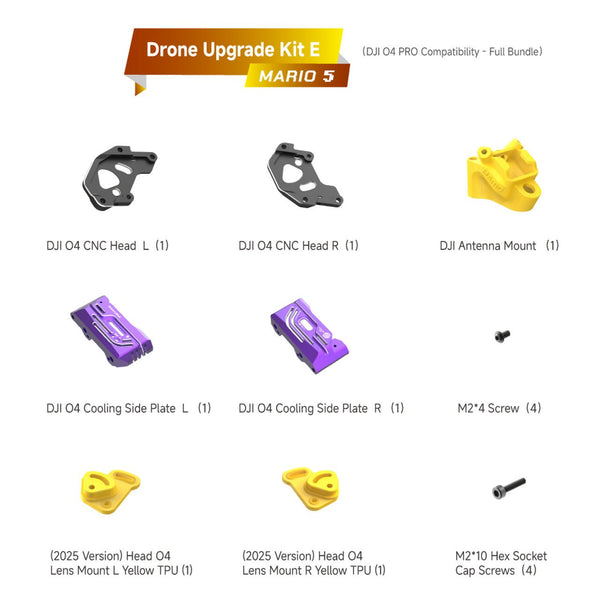 Speedybee Mario 5 Upgrade Kit E DJI O4 Pro