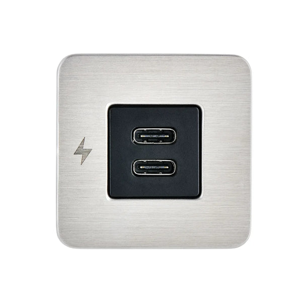 Scanstrut TILE TILE TILE Flush‑Mount USB‑C PD Socket 12 | 24V | 4Boats