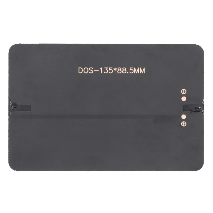 5.5V 1.5W 290mAh DIY Sun Power Battery Solar Panel Module Cell, Size: 135 x 88.5mm, 5.5V 1.5W 290mAh 135 x 88.5mm